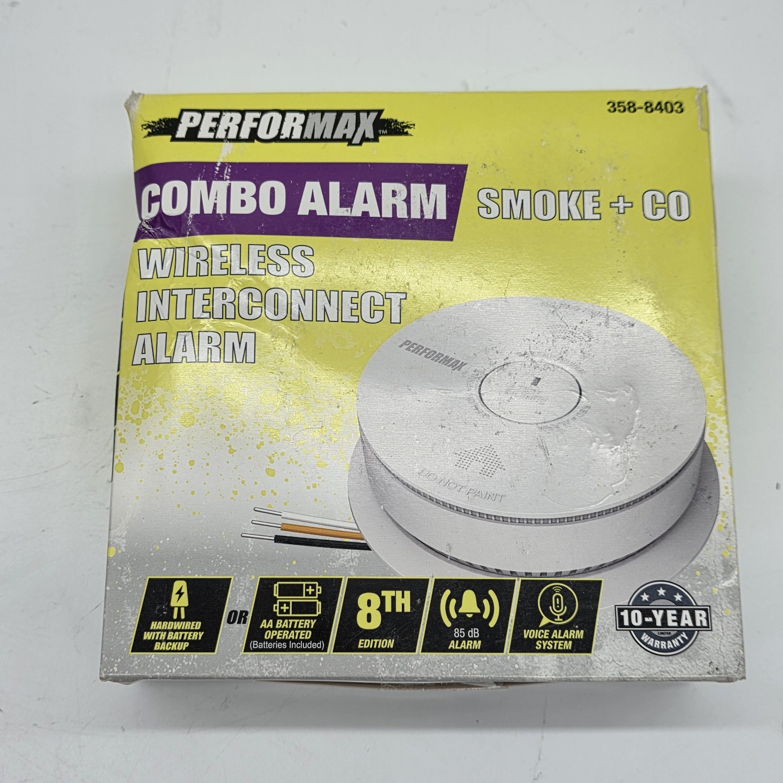 Performax Smoke & Carbon Monoxide Combo Alarm Wireless Interconnect Voice... gallery
