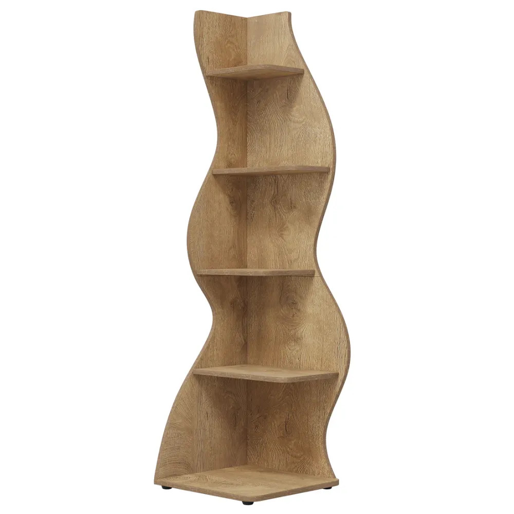 Stylish and Utilitarian Display Shelf,Wall Corner Bookshelf gallery