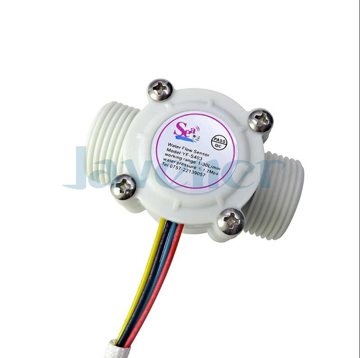 G3/4" 1-30L/min Water Flow Sensor Switch Flow Meter Flowmeter Water Control gallery