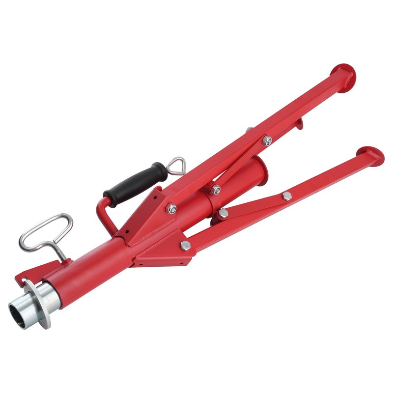 Pipe Jack Stand V-Head Adjustable 28-52 Inch 2500lbs Capacity Steel Tripod gallery