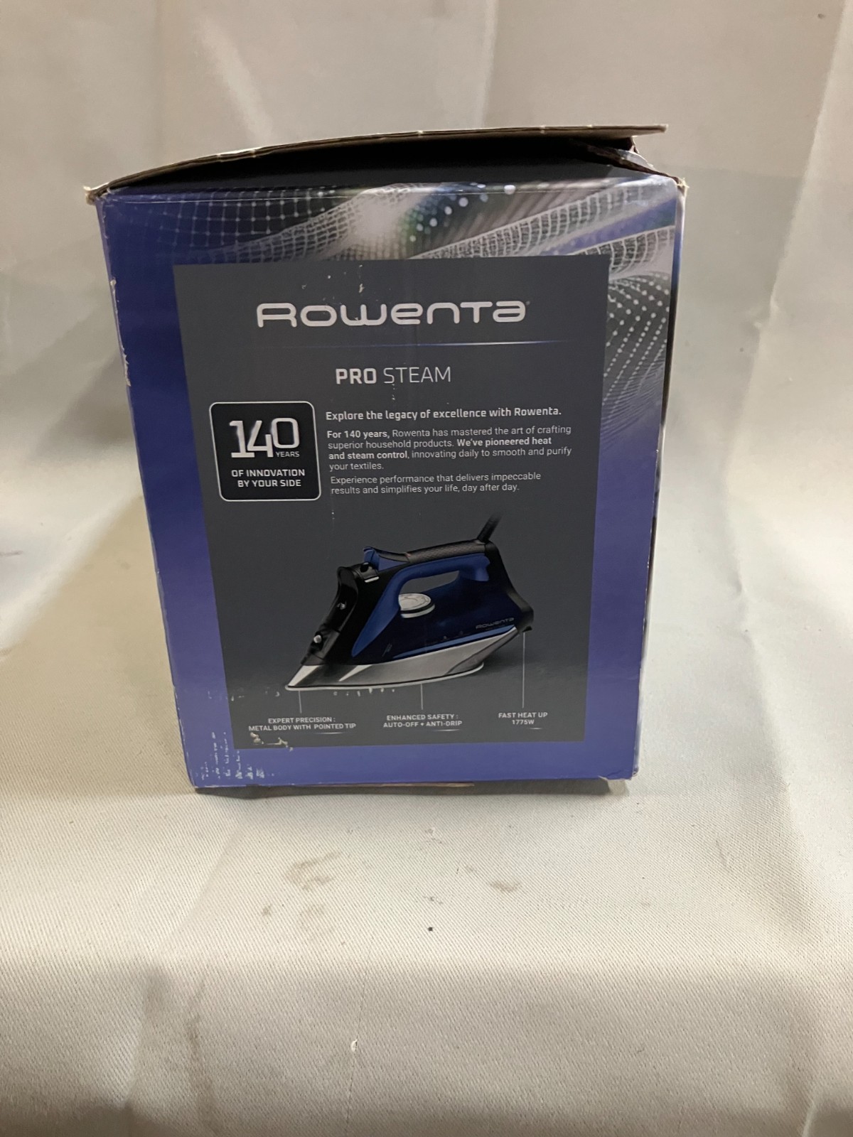 Rowenta Pro Steam Iron, 1775W, Vertical Steam, Auto-Off gallery