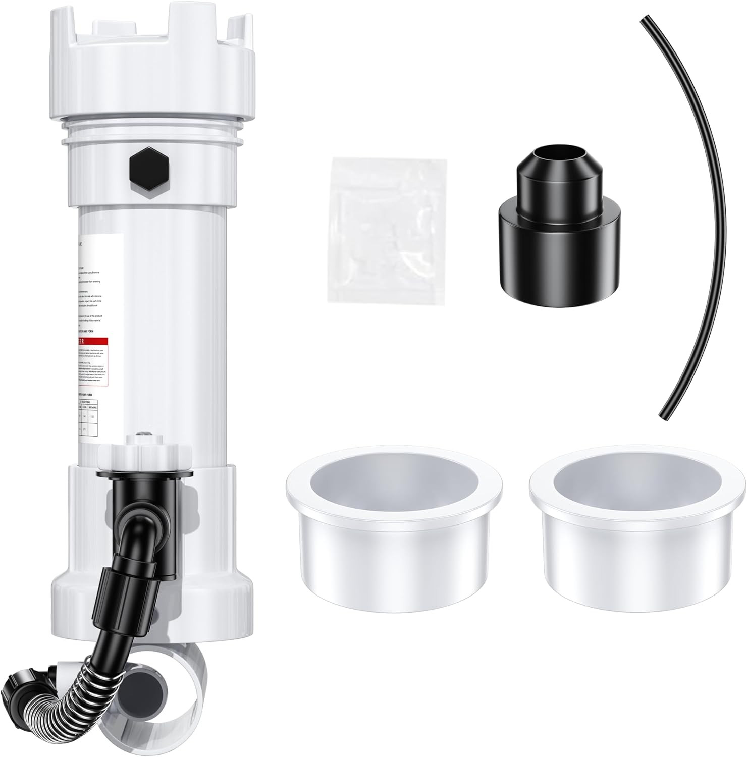 2025 Upgraded 320 Pool Automatic Inline Chlorine/Bromine Feeder Compatible with gallery