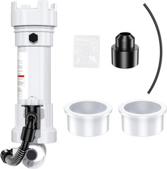 2025 Upgraded 320 Pool Automatic Inline Chlorine/Bromine Feeder Compatible with