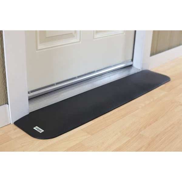 Ez Edge Mraez0110 Ada Compliant Ramp, Matte, Black, 7/8" H gallery