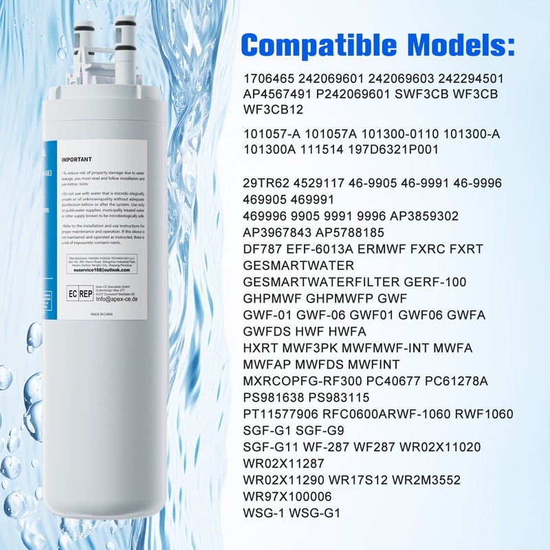 2-6PACK For Frigdaire WF3CB PureSource 3 Refrigerator Water Filter New Sealed gallery
