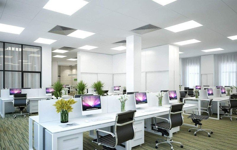 2 Pack 2x2 LED Flat Panel Light 48W Drop Ceiling Light Indoor Commercial Fixture gallery