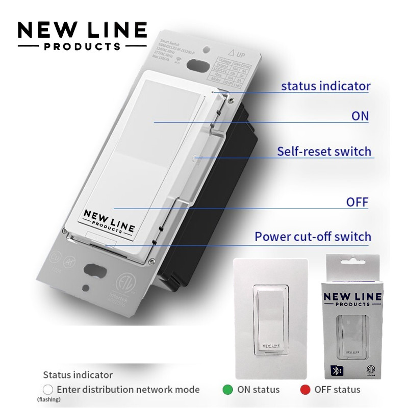 WiFi Bluetooth Smart Light Switch Voice & APP Control Compatible Alexa & Google gallery