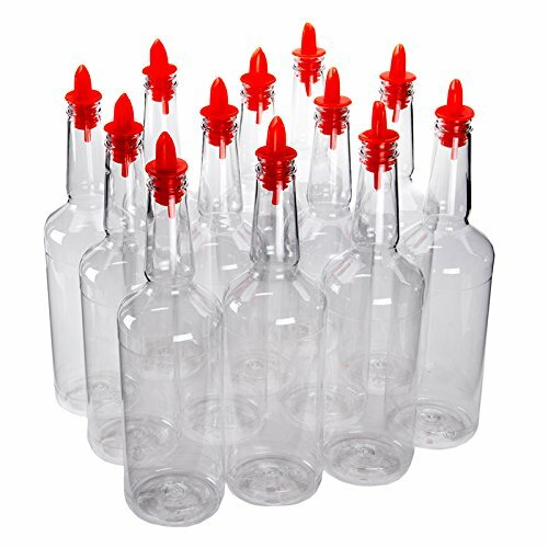 Dozen (12) Plastic Long Neck Bottles with Pourer gallery