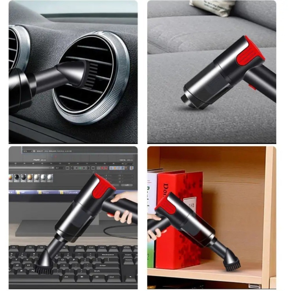 Wired Car Vacuum Cleaner Home Handheld Mini Desktop Vacuum Cleaner Portable gallery