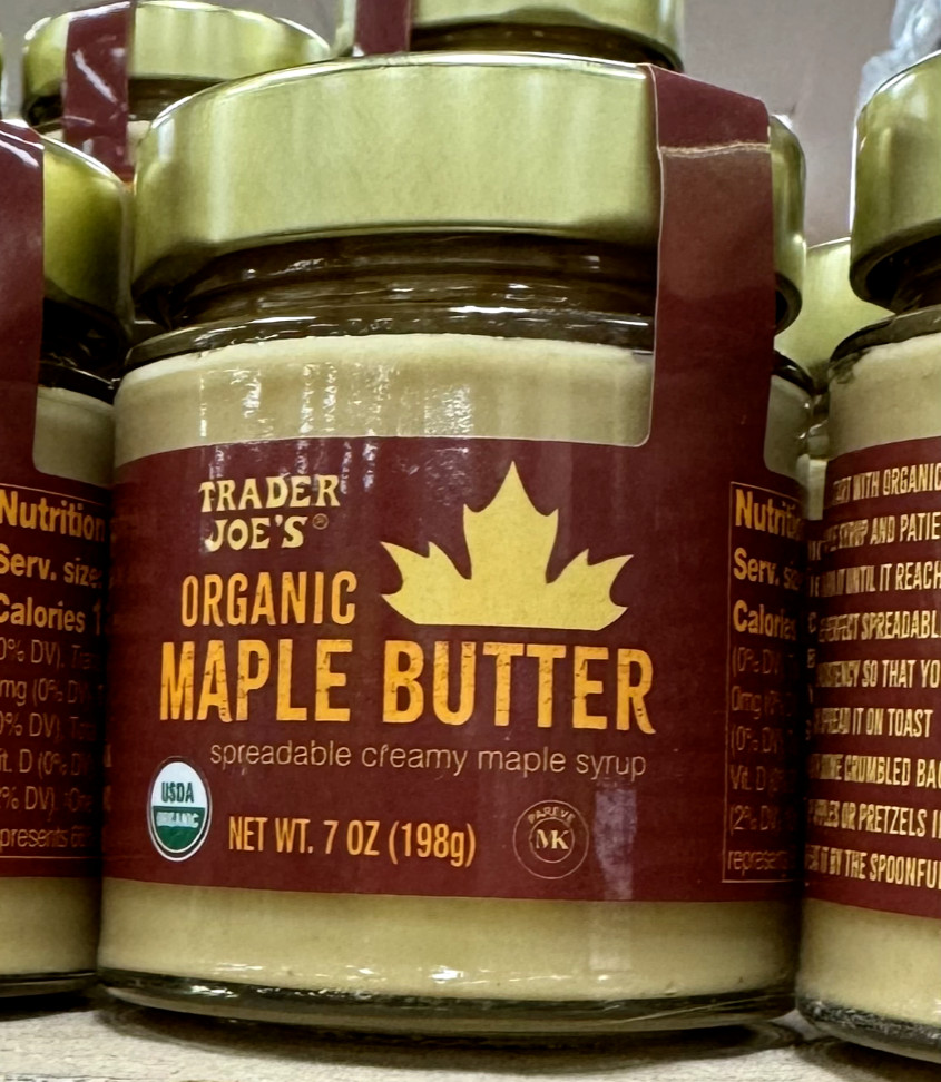 Trader Joe’s organic Maple Butter 7oz Jar LIMITED KOSHER Maple Syrup (1 Jar) gallery