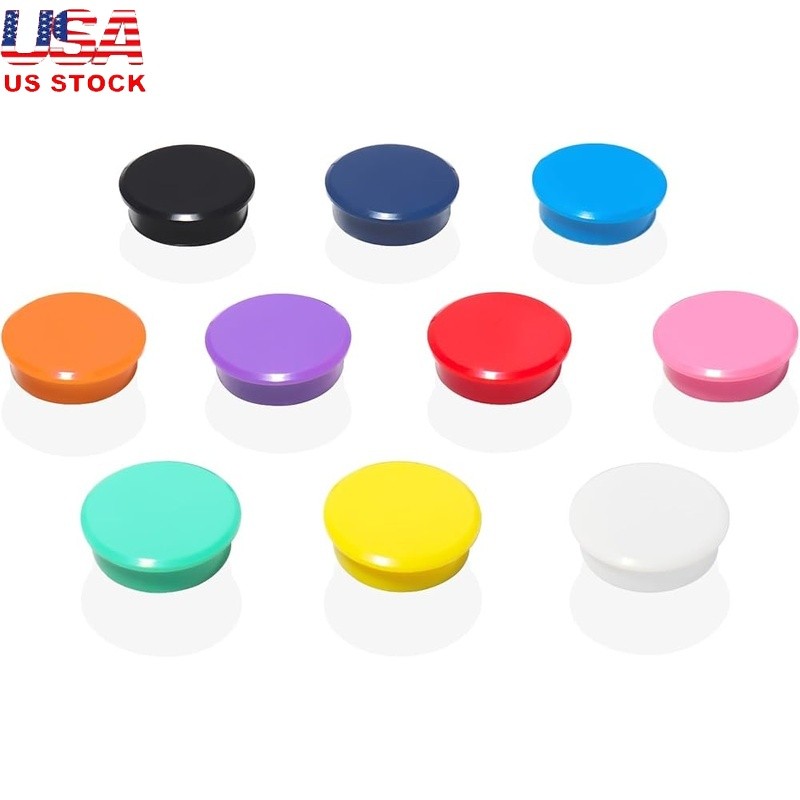 Strong Mini Fridge Magnets Heavy Duty Whiteboard Locker Office School 10 Pack US gallery