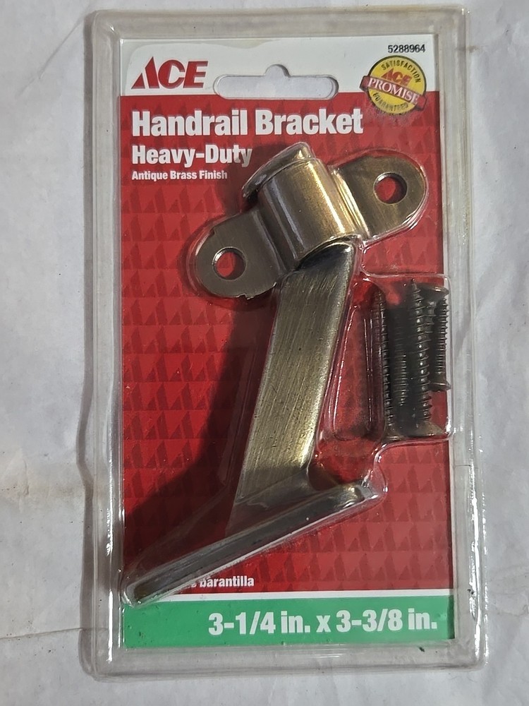 ACE HandRail Bracket, Antique Brass 5288964 NEW