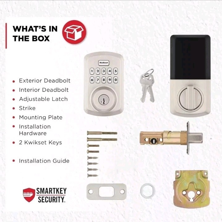 **NEW** Kwikset Powerbolt 250 10-Button Electronic Deadbolt Door Lock gallery
