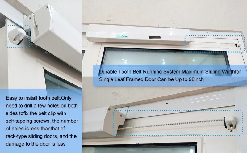 Olide Automatic Residential Belt-Driven Electric Sliding Door Opener gallery