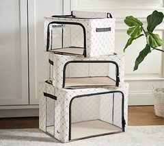 Periea Collapsible Storage Boxes Set S/M/L 3-Pack