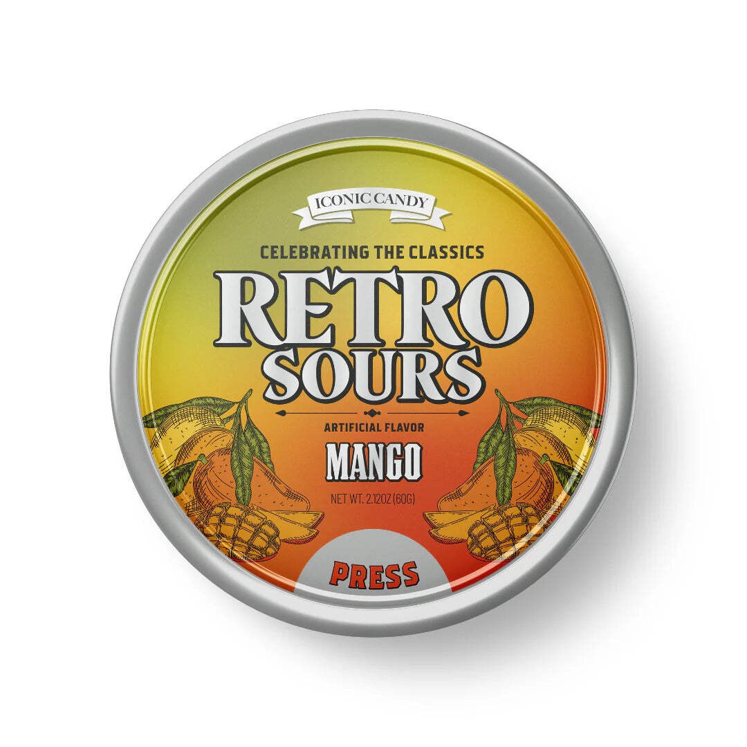 Retro Sours – Citrus, Tangerine & More - Classic Hard Candy in Bold Fruity Flavo gallery