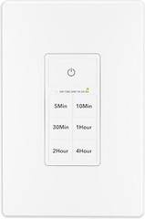 BN-LINK Countdown Timer Switch for Exhaust Fan, Bathroom Fan Light Switch Timer