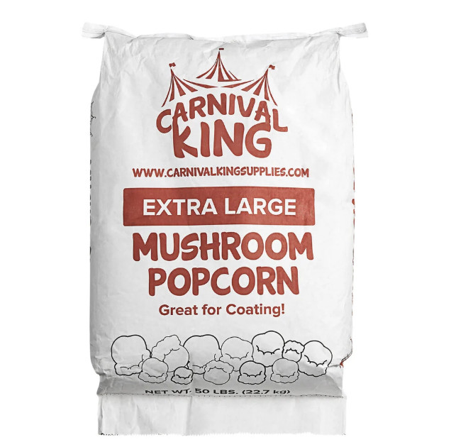 Popcorn Kernels Carnival King Extra Large Mushroom GMO Free 50-lbs