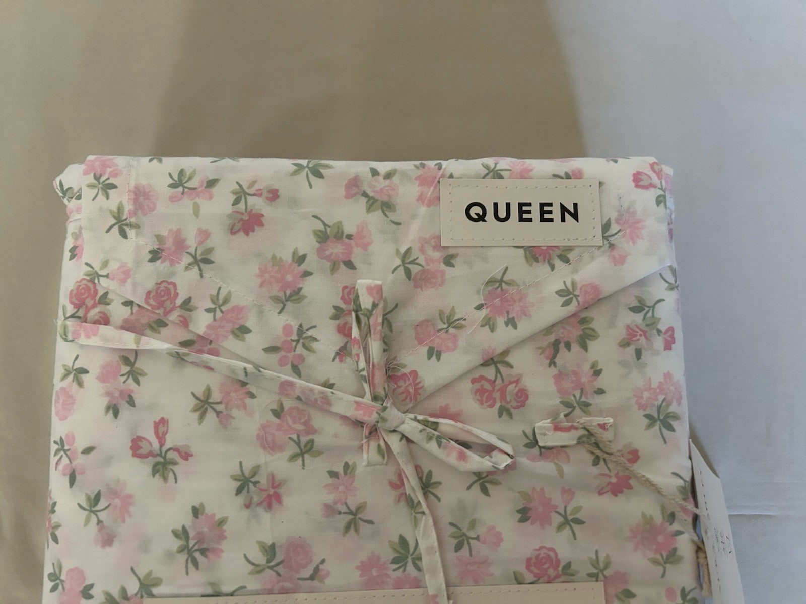 NEW 4pc Laura Ashley Queen Sheet Set Cottage Floral DITSY DOODLE Pinks & Green gallery