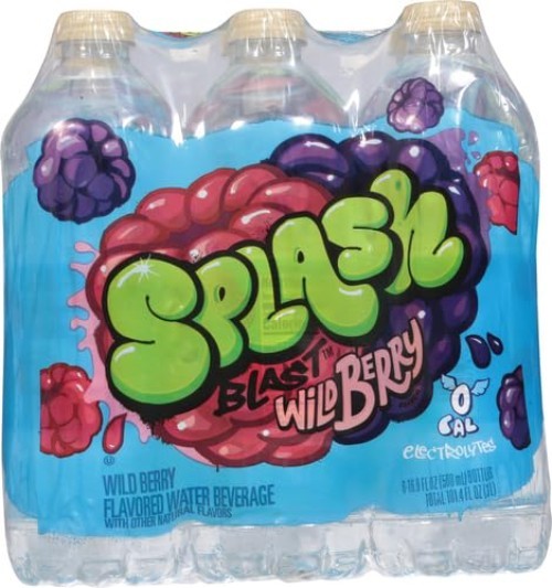Compatible with Water Splash Blast Wild Berry Flavored Water 12 Pack 16.9 Fl Oz gallery
