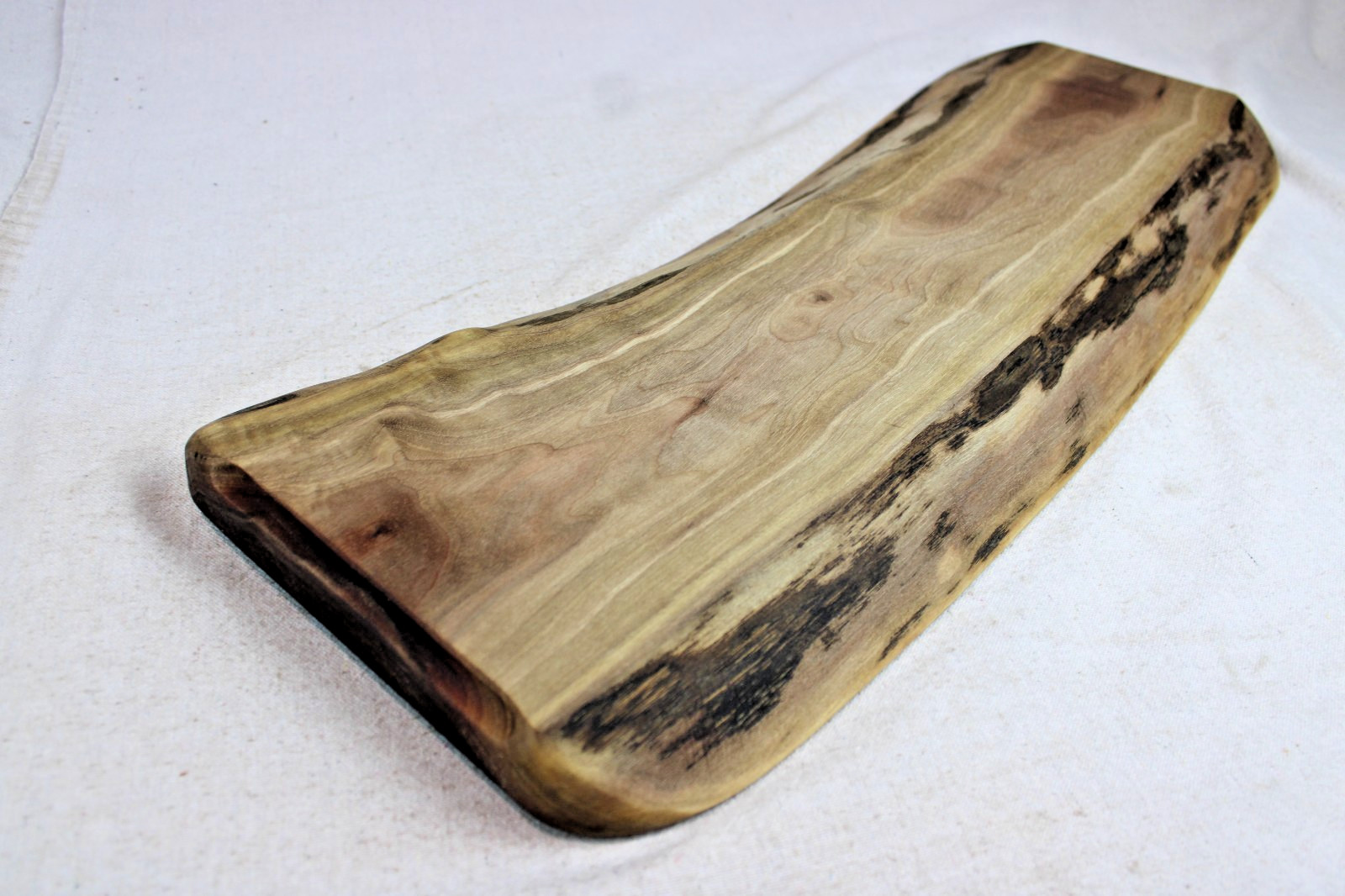 Black Walnut Live Edge Reversible Charcuterie Board 27 L x 9.5 W x 1.4"T #3258 gallery