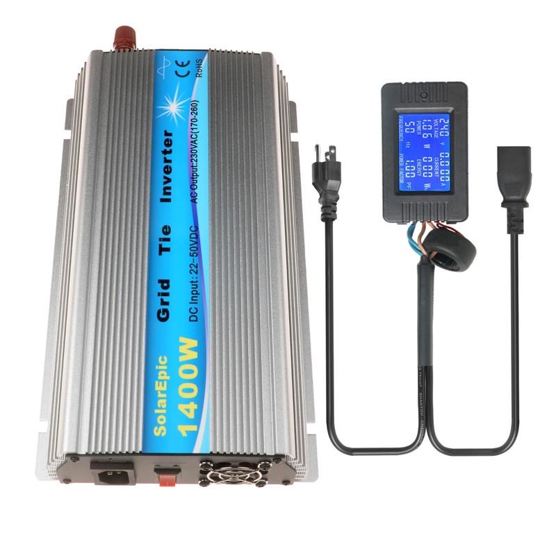 Inverter LCD Display Connector Remote Meter Use For Grid tie inverter US Plug gallery