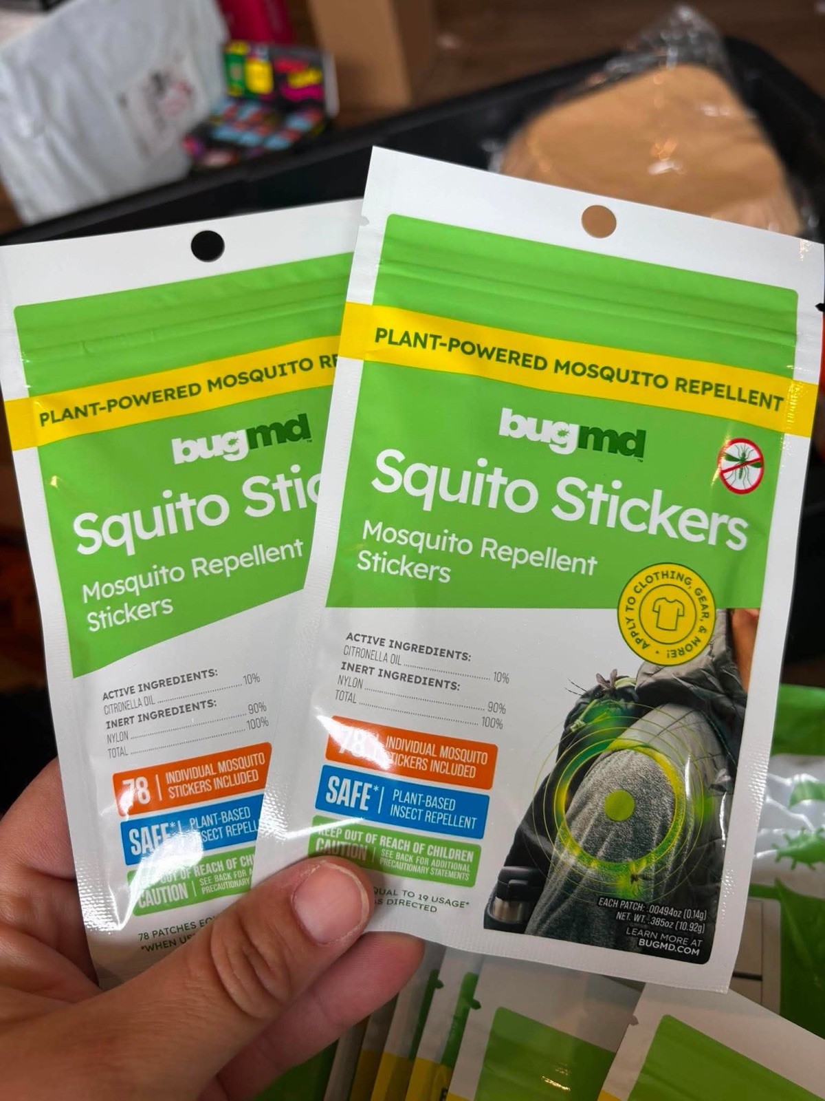 BugMD Plant-Powered Squito Stickers for Kids & Adults – 2 Packs gallery