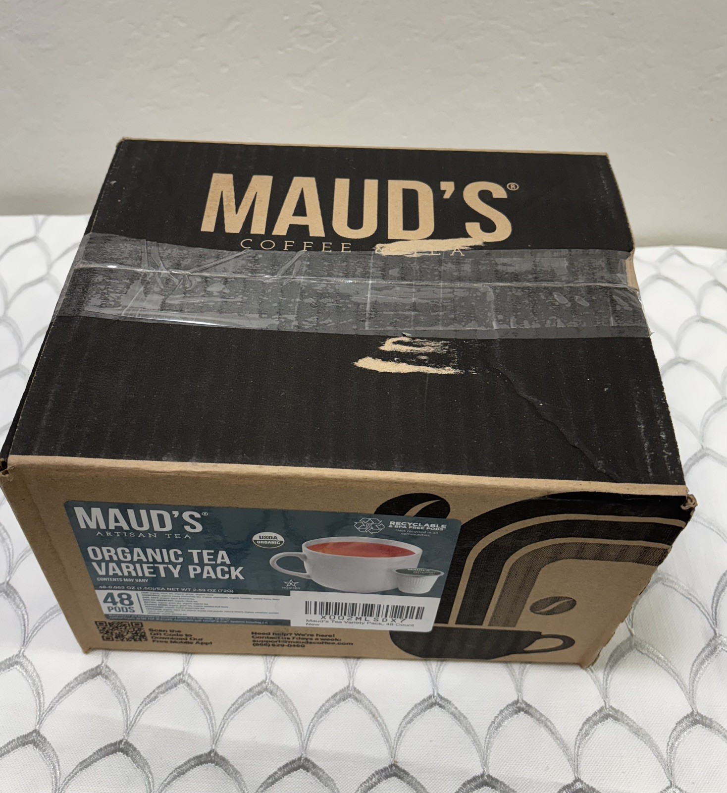 Maud's 48 K-Cups Organic Tea Variety Pack Pods KEURIG Artisan Tea/T-2 gallery