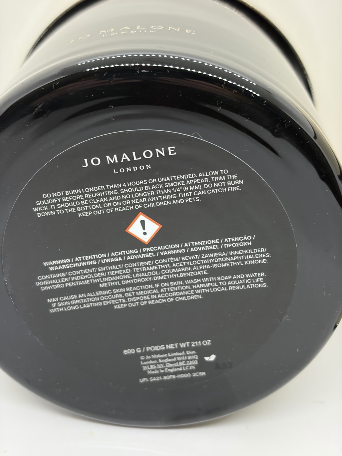 Jo Malone Cologne Intense Myrrh & Tonka 3‑Wick Deluxe Candle 600g – Rare – Boxed gallery