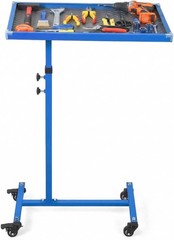 Mobile Mechanic Work Table,220lb Capacity Height Adjustable Steel Cart Tool Tray