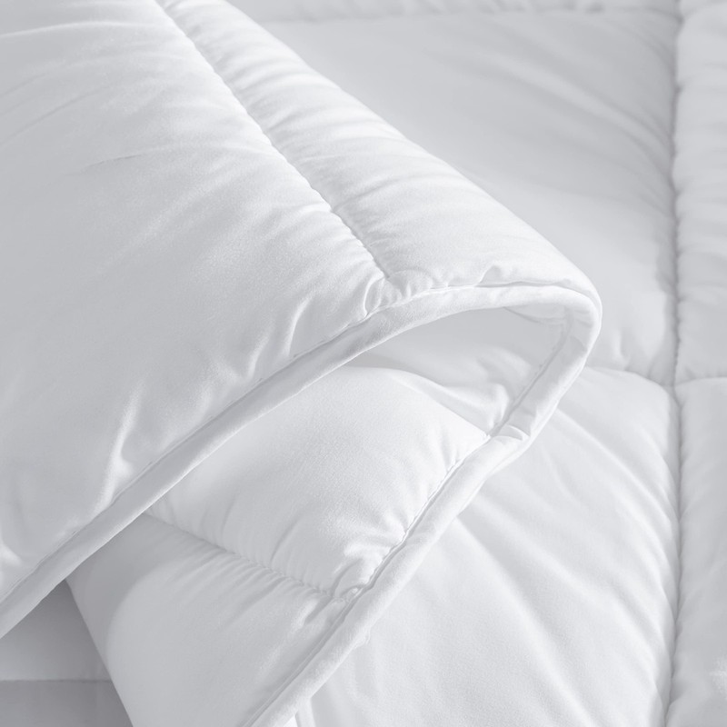 Winter Extra Warm White Queen Size Down Alternative Comforter, Heavyweight Al... gallery