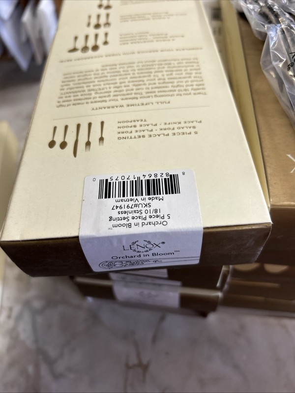 LENOX Orchard In Bloom Flatware Set 75pc, 3pc Serving Set & 4pc Hostess Set NEW! gallery