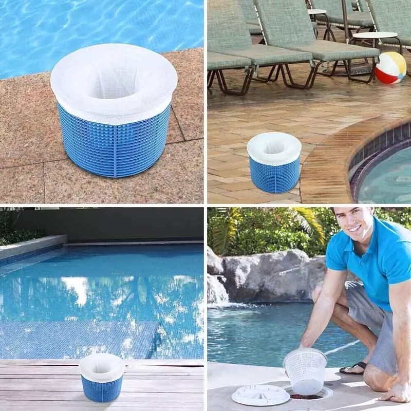 30Pcs Pool Skimmer Socks Filter Replacement Savers for Basket Swimming Pool USA gallery