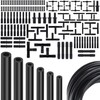 Multipurpose Vacuum Line Kit, 5Ft 6PCS 5 feet x 1/8 inch to 3/8 inch, 119PCS gallery