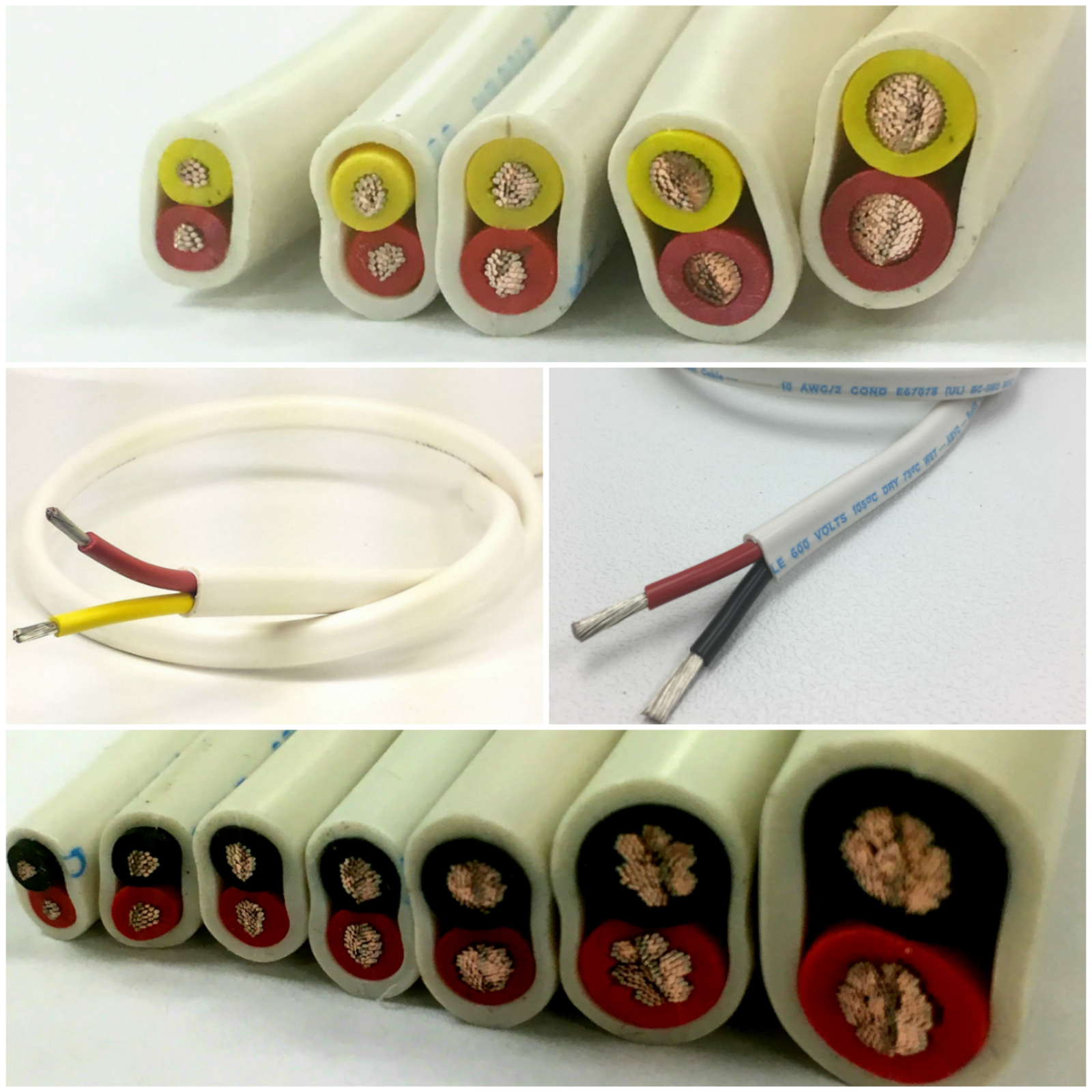 Marine Grade Wire Duplex Boat Cable Tinned Copper USA Made - AWG Gauge All Sizes gallery