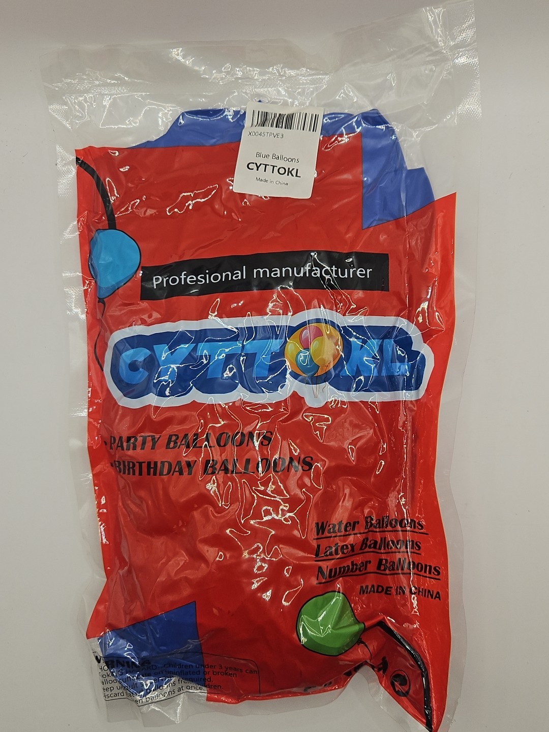 12 Inch Balloons 200 Count Blue gallery