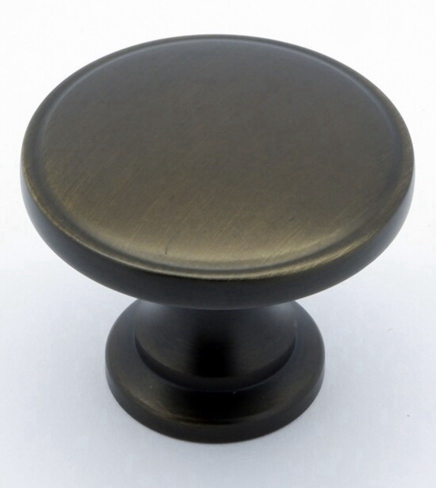 Allen + Roth GateHouse Oil-Rubbed Bronze Round Cabinet Knobs Z1466G 1-3/4” 10pcs gallery