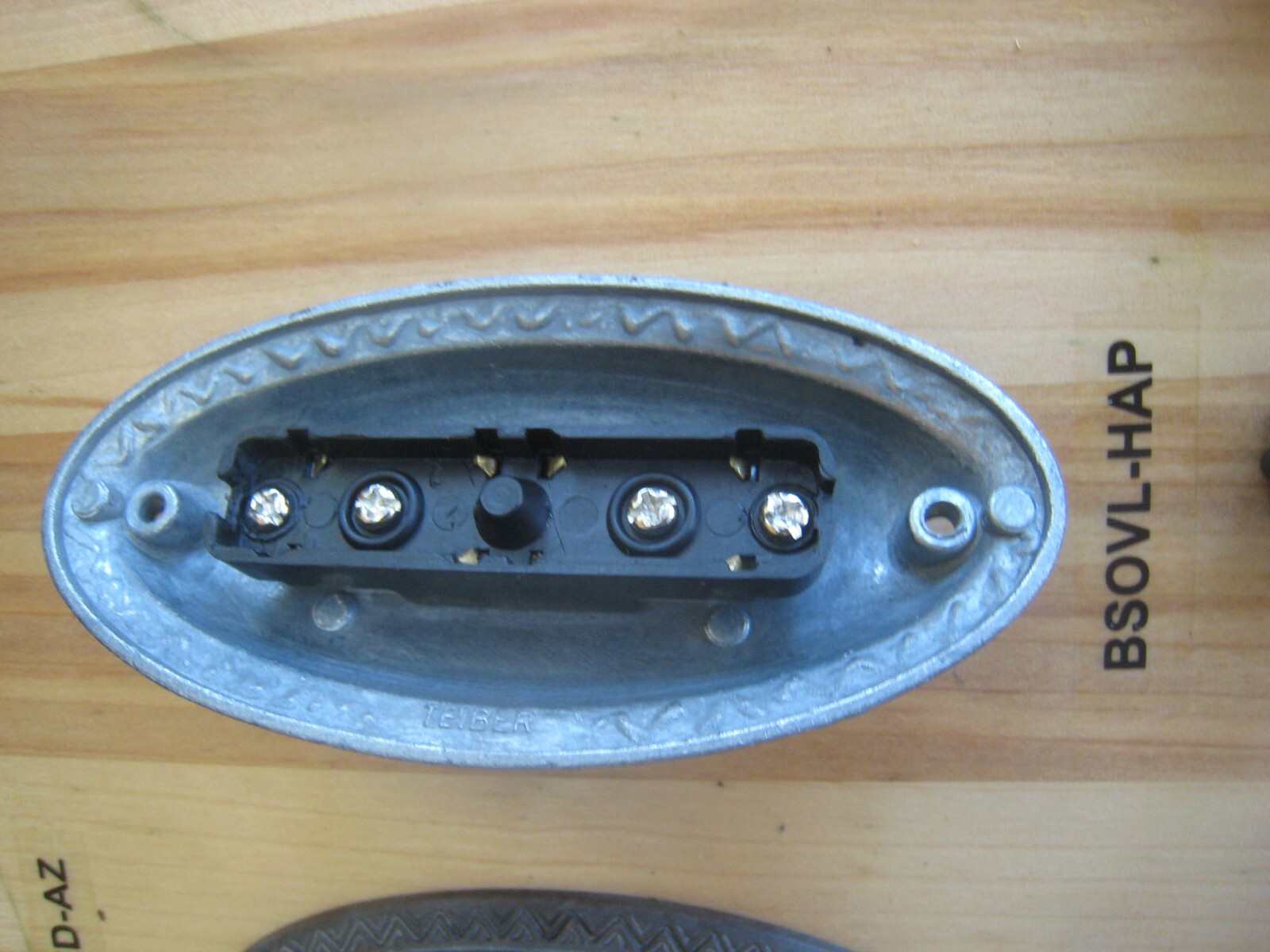 Teiber Craftmade Surface Mount Doorbell Push Button Antique Pewter Vintage House gallery