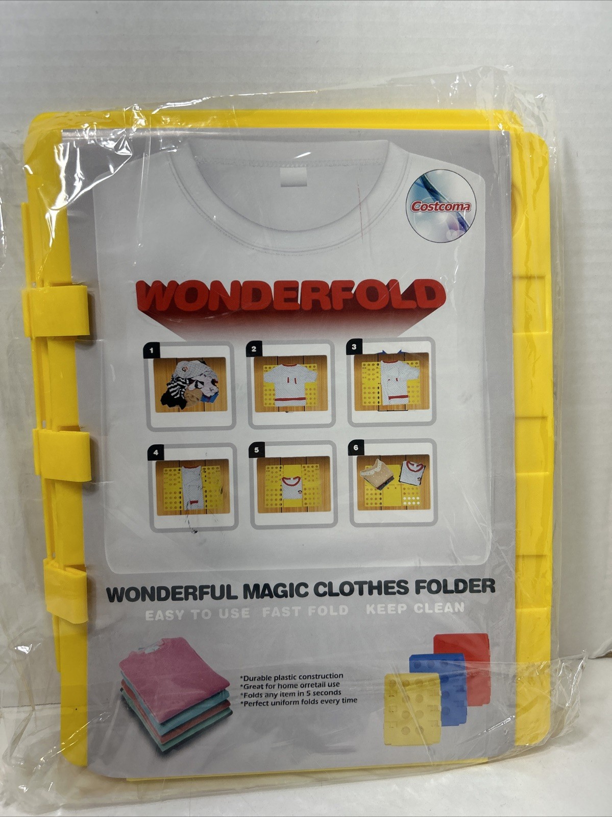 Wonderfold Wonderful Magic Clothes Folder - Folds in 5 Seconds - T-Shirt gallery