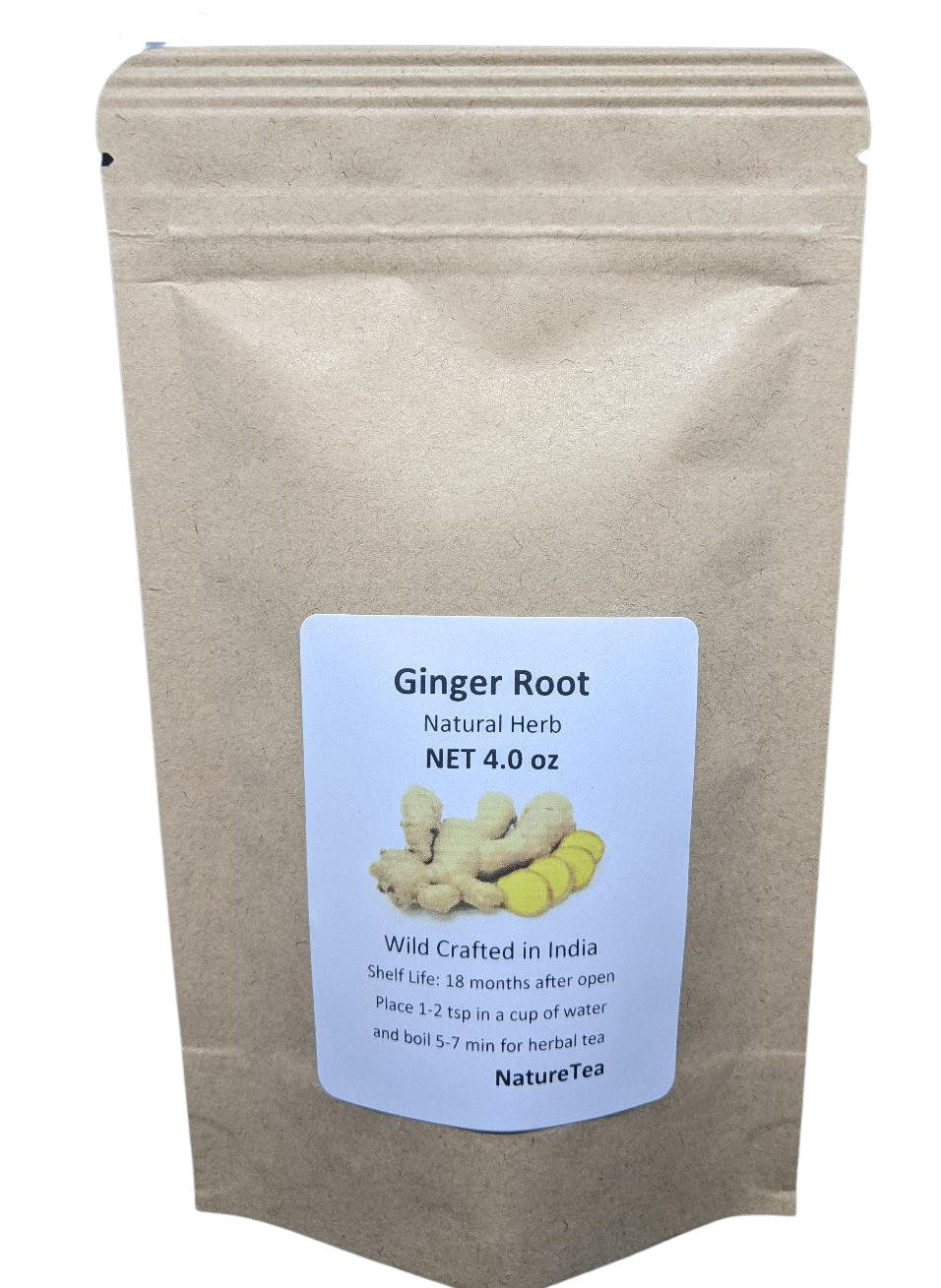 Ginger Root Tea - Zingiber officinale Ginger Loose Cut and Sift gallery