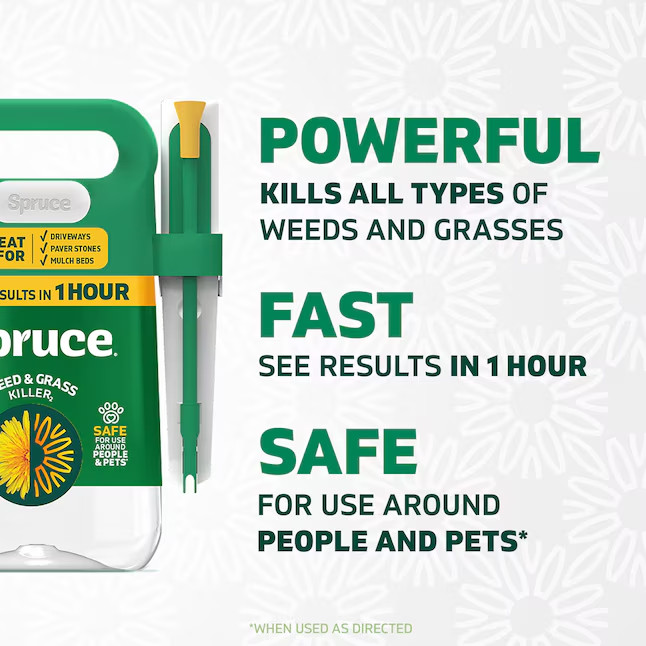Spruce Snap & Spray Weed & Grass KillerMannualStarter Kit Results in 1 Hour,64OZ gallery