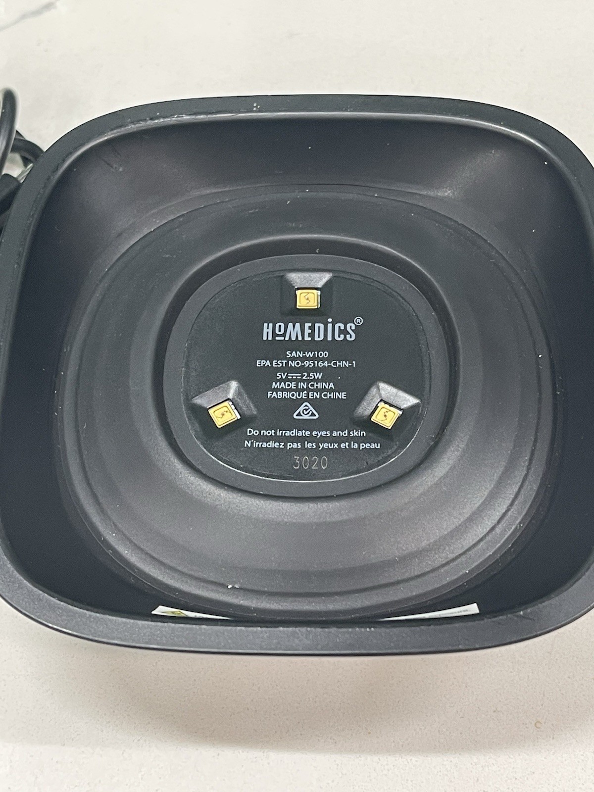 Homedics UV-Clean UVC Portable Compact Sanitizer for Everyday Use SAN-W100 gallery