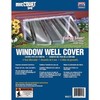 Polyethylene Bubble Window Well Cover 42 x 15 in Lightweight Reversible Clear gallery