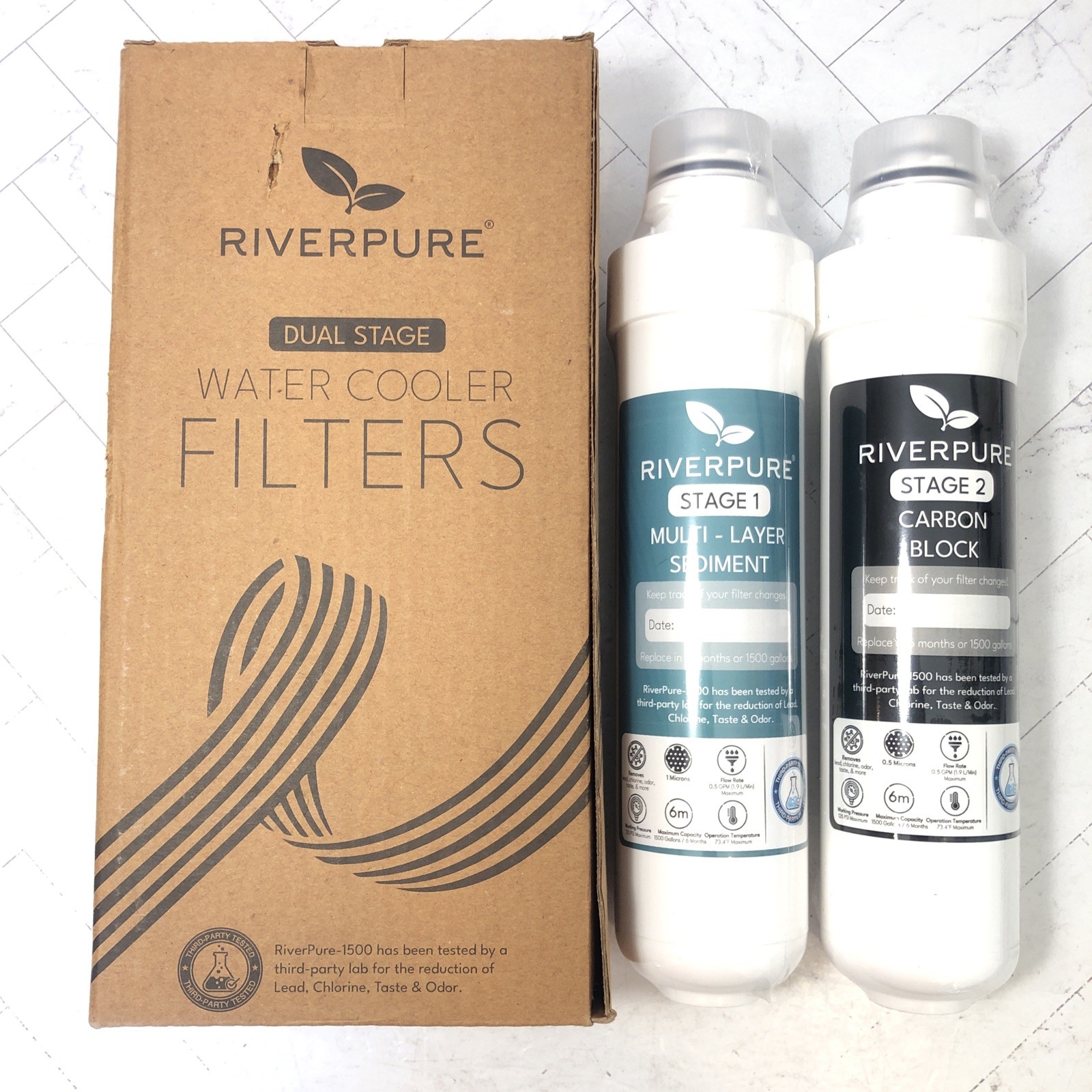 RIVERPURE - 1500 Two-Stage Replacement Filter Compatible with Avalon 2.5x10" gallery