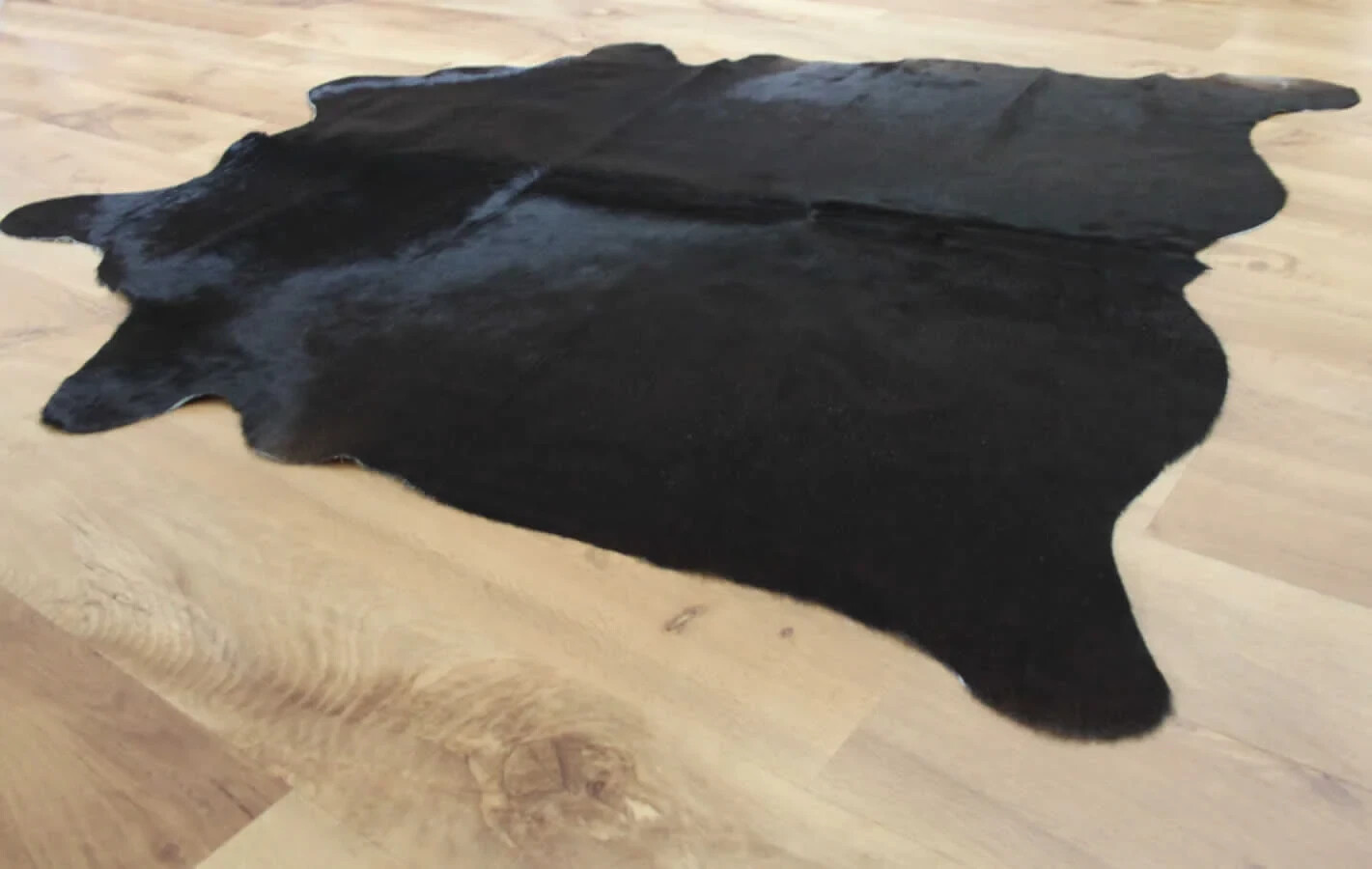GENUINE BLACK LARGE Cowhide Rug Leather Natural Hair on Cow Hide Carpet Skin gallery