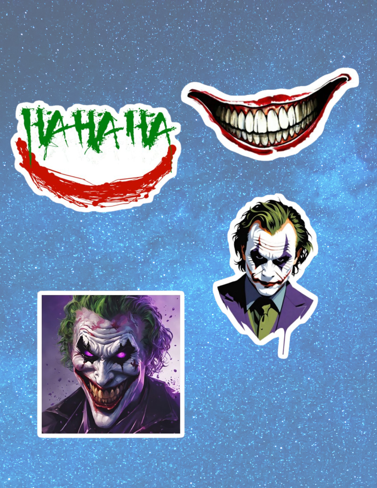 Joker 4pc Sticker Pack gallery