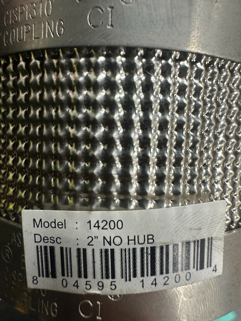 Everflow 2” No-Hub Coupling EF14200 – Shielded Cast Iron/PVC Pipe Connector gallery