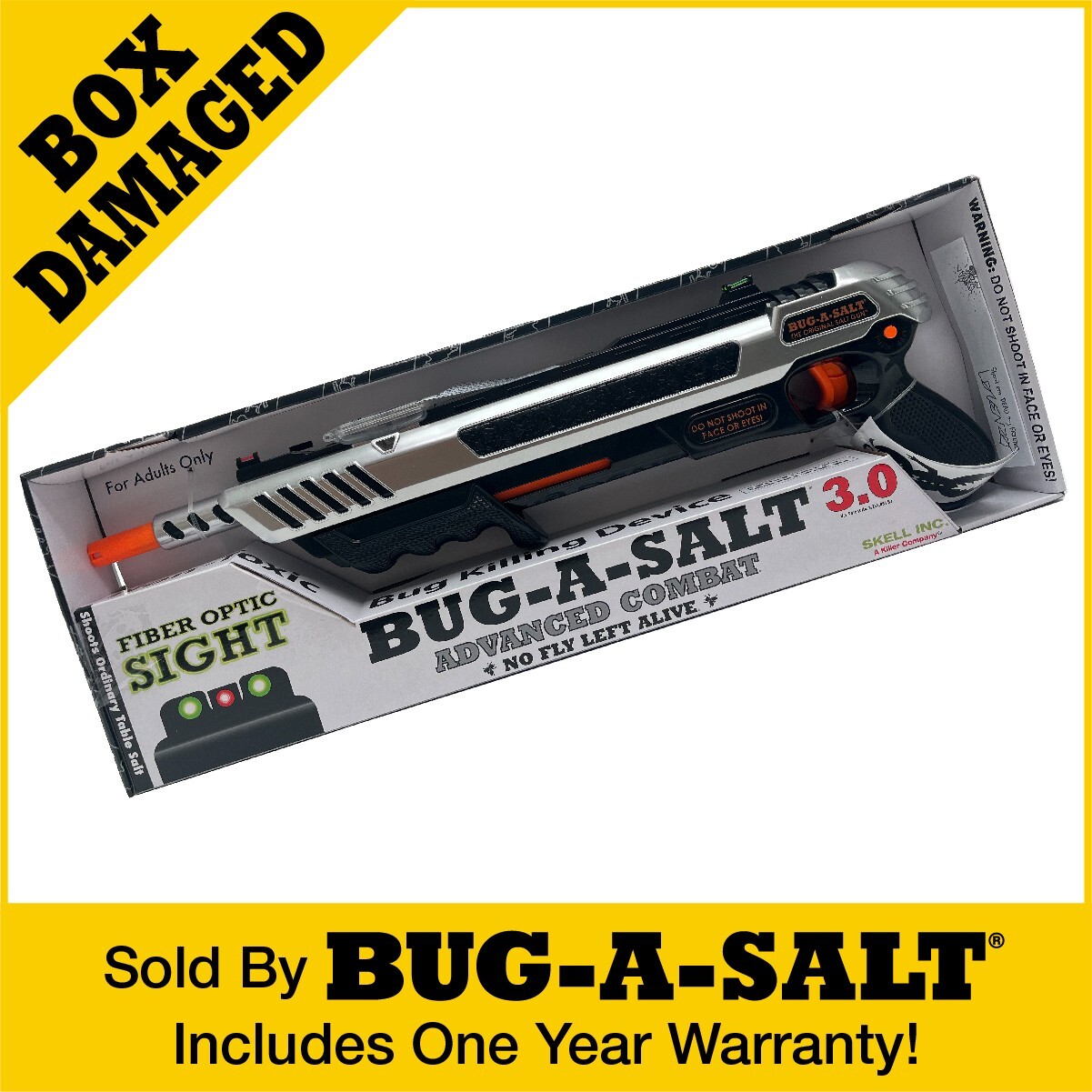 Damaged Box Authentic BUG-A-SALT 3.0 Advanced Combat Insect Eradication Gun gallery