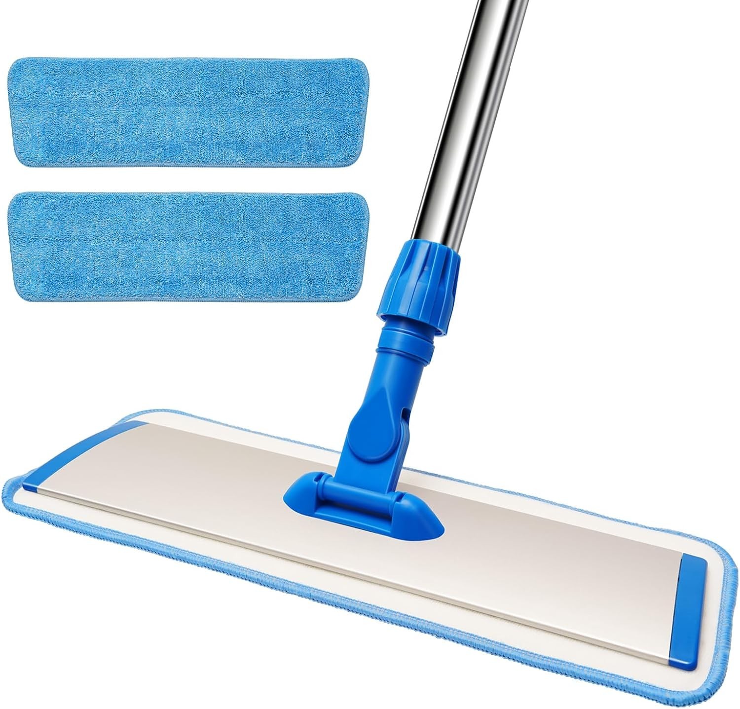 18" Professional Microfiber Mop Floor Cleaning, Flat Mop with Stainless Steel Ha gallery