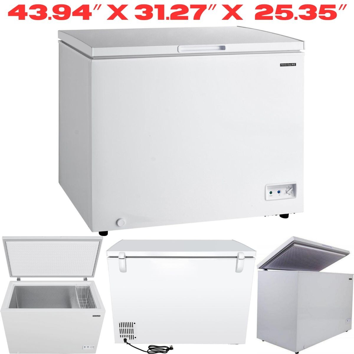 Frigidaire Deep Freeze 10.3 Cu Ft Freezer Chest Garage Ready Major Appliances gallery